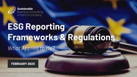 ESG Reporting Frameworks & Regulations - What Applies to Me?