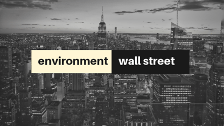 environment wall street with city scape
