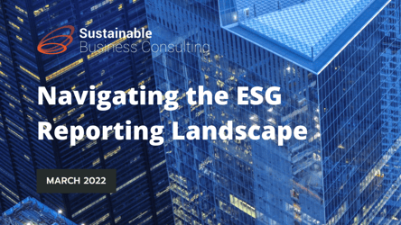 Navigating the ESG Reporting Landscape