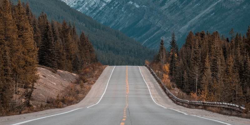 Road in the mountains