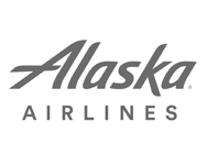 Alaska Airlines Gray Logo